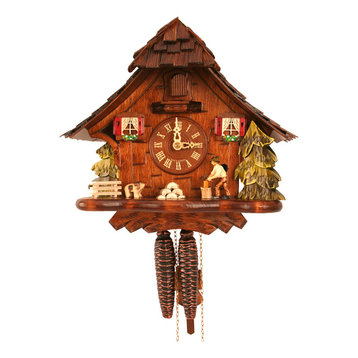 Engstler Weight-Driven Cuckoo Clock- Full Size