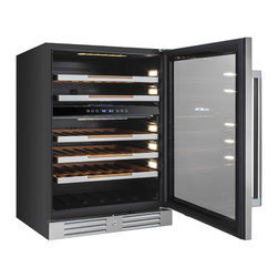 46 Bottle Dual Zone Wine Cooler - Beer And Wine Refrigerators