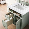 30" Transitional Sage Green Freestanding Single Sink Bathroom Vanity