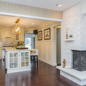 Painted White Kitchen Cabinets