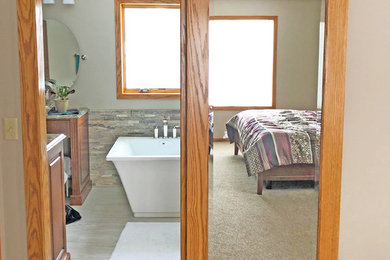 Example of a trendy bathroom design in Other