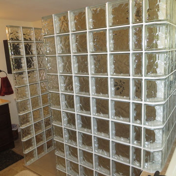 Glass Block Walk In Shower