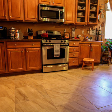 Marazzi Boardwalk Tile on a Stagger Pattern