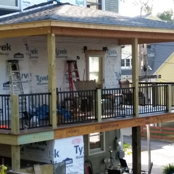 NEW DECK/CARPORT WITH HIP ROOF