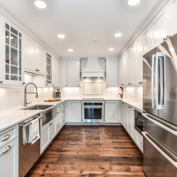 Reston Lakefront Townhome Transitional First Floor