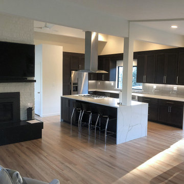 Edmonds Custom Living Room and Kitchen Remodel