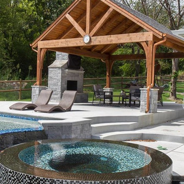 All Glass Tile Pool