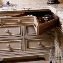 distressed cabinets