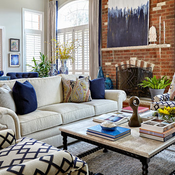 Glenview Illinois Family Room Refresh