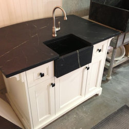 Soapstone Island - Kitchen Islands And Kitchen Carts