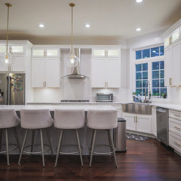 Modern Kitchen Remodel in Frederick County, MD with chic kitchen appliances