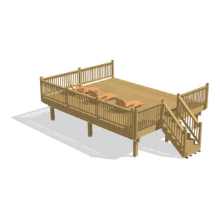 Above Ground Pool Deck - by Batista General Service LLC Houzz