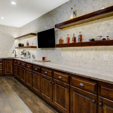 Transitional Style Basement Finish Parkville, MO