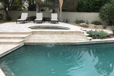 Trendy pool photo in Phoenix