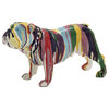 Beautiful and Colorful Polystone Bulldog