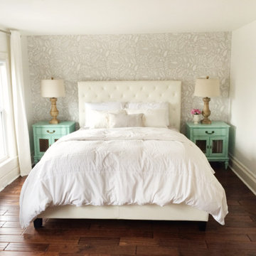 Paisley Stenciled Bedroom