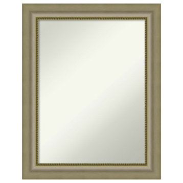 Vegas Silver Non-Beveled Wood Wall Mirror - 22.75 x 28.75 in.