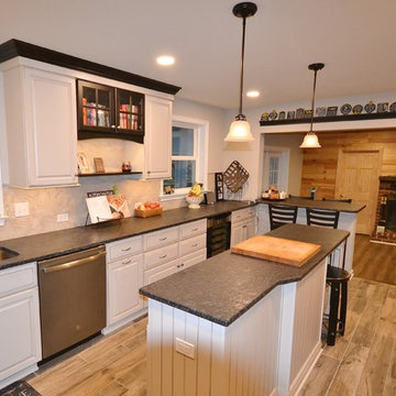 Large Exton PA kitchen remodel in coordination with Northeast Construction