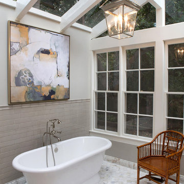Atrium Inspired Master Bathroom