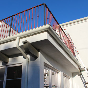 Half Round Rain Gutters in Encino California