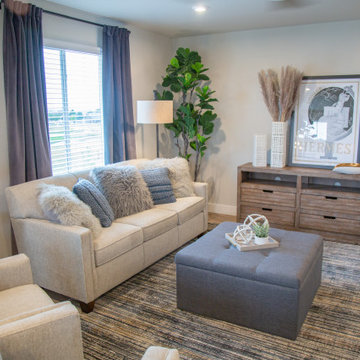 Contemporary Upstairs Living Space