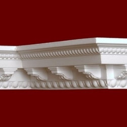 19 DCT Carved Styrofoam Crown Molding-5 in wide & 6.5 ft. long - Wallpaper
