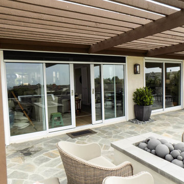 Exterior Door Motorized Power Screens in Coto de Caza, California