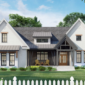 Emarie May Farm House Plan - Front