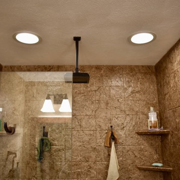 Spacious Acrylic Shower | Full Bathroom Remodel