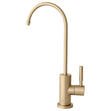 Stainless Steel Drinking Water Faucet in Gold
