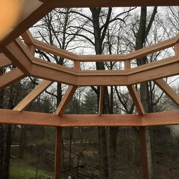 Mahogany Pagoda Roof Gazebo