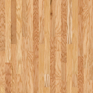 Shaw SW581 Albright Oak 3-1/4"W Smooth Engineered Red Oak - Rustic Natural
