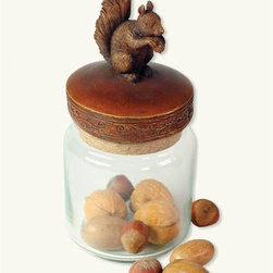 Forest Friends Glass Container (Squirrel) - Kitchen Canisters And Jars