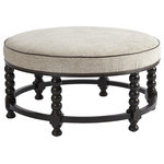 Barclay Butera - Naples Cocktail Ottoman - The Naples silhouette offers an elegant traditional design in a smaller footprint.