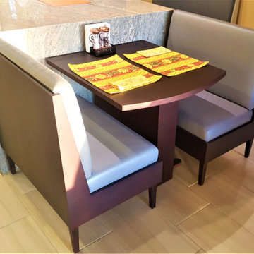 kitchen breakfast booth and banquette