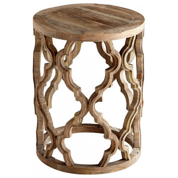 Sirah Side Table, Black Forest Grove, Wood, 23.75"H (6558 M3GKT)