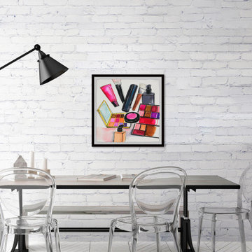 "Must Have Makeup" Framed Painting Print