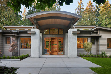 Trendy home design photo in Seattle