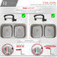 32"L x 19"W Stainless Steel Double Basin Dual mount Kitchen Sink with Grids and
