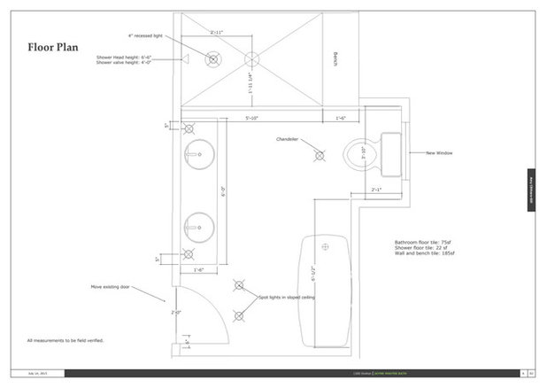 Floor Plan 100-Square-Foot Bathrooms