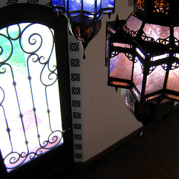 Moorish Lanterns in Spanish Style home