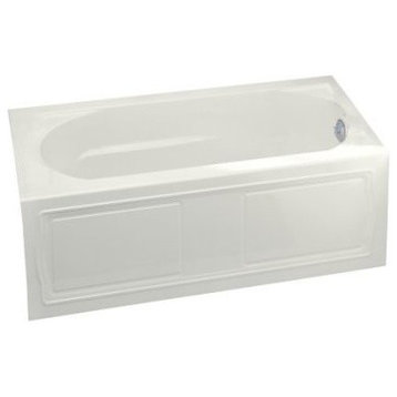 Devonshire Alcove Bath Tub, Integral Apron, Right-Hand Drain, 60"x32", White