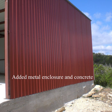 Metal Roof Addition Exterior Garage