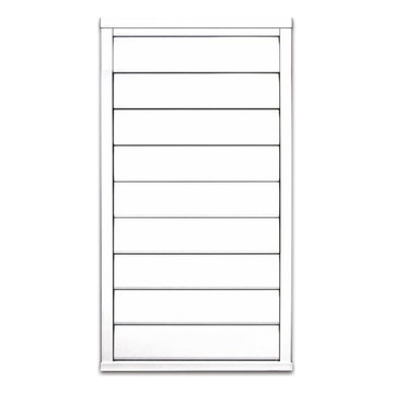 Louver Windows- Lama 4" metal blade