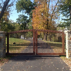 Custom Entry Gate by Eads GateWorks - Home Fencing And Gates