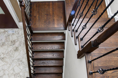 Example of a staircase design in Chicago