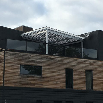 Pergolas on a roof top