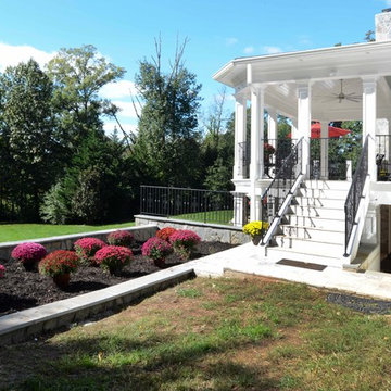 Exterior Remodel Turns Home Backyard into Gorgeous Retreat in Great Falls, Va