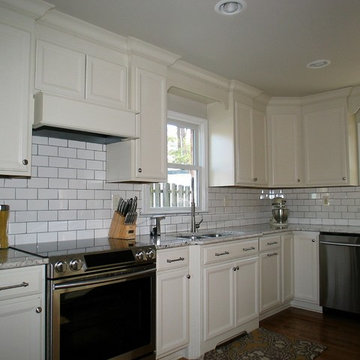 Staggered Depth Cabinets [Flanking Sink]