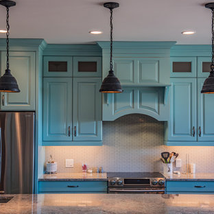 Foton Och Inspiration For Turkosa Kok Med Stankskydd I Mosaik